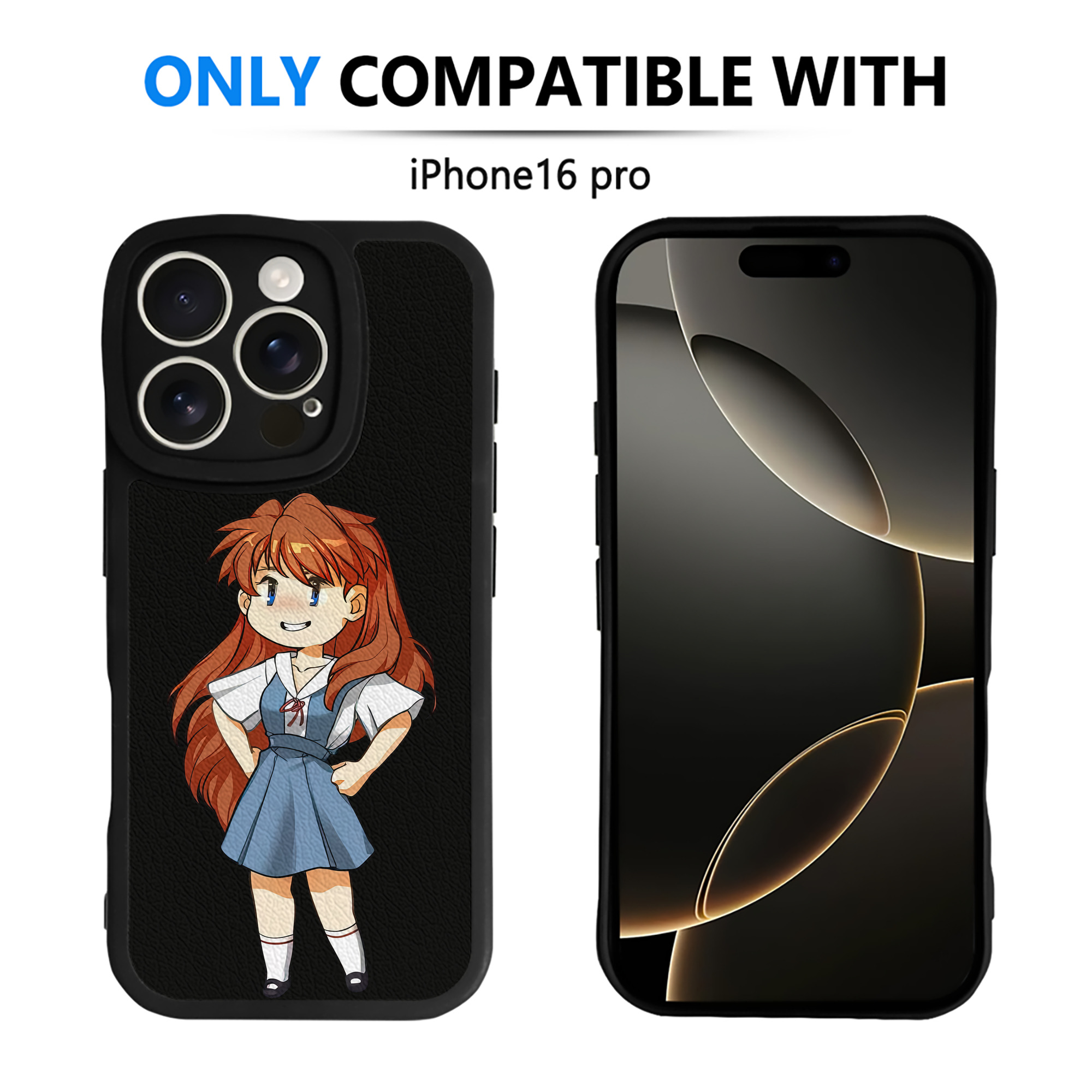 （画像用） EVA 新世紀エヴァンゲリオン 【iPhone 16シリーズ対応】シリコンスマホケース（レザー調） 材質：シリコン